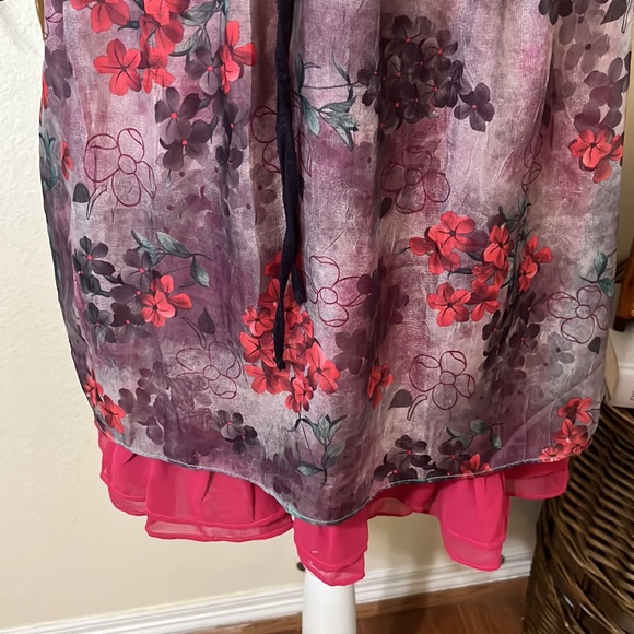 LuLumari Anthropologie Mini Peasant Style  Dress/ Size Small - Picture 4 of 11